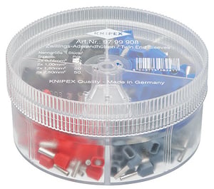 Knipex 97 99 908 Cable Sleeves Black, Blue, Red, Silver, Yellow 18 9 cm