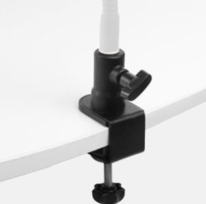Walimex Screw Clamp with Spigot Mounting Czarny Metal, Guma