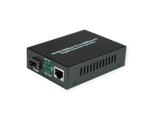 VALUE 21.99.1199 nätverkskonverterare 1000 Mbit/s Multifunktionell Svart