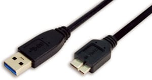 LogiLink 1 m USB 3.0-Kabel USB 3.2 Gen 1 (3.1 Gen 1) USB A – Micro-USB B, schwarz