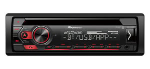 Pioneer DEH-S320BT radio samochodowe Czarny 200 W Bluetooth