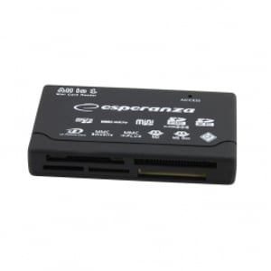 Esperanza EA119 USB 2.0 Card Reader, Black