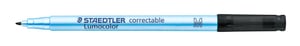 Staedtler Lumocolor Correctable marker, 1 pc. Fine tip, Black