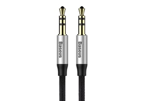 Baseus CAM30CS1 Audiokabel 1,5 m 3.5mm Schwarz, Silber
