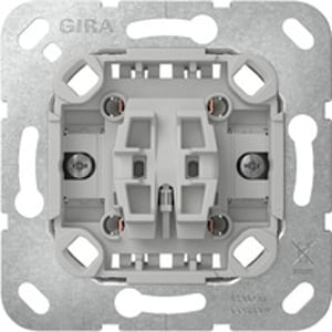 GIRA 310700 przełącznik elektryczny Przełącznik kołyskowy Chrom, Szary