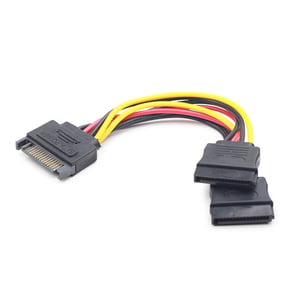 Gembird CC-SATAM2F-01 SATA-kabel 0,15 m, flerfärgad