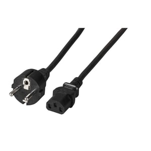 EFB Elektronik EK508SW.3 kabel zasilające Czarny 3 m Wtyczka zasilająca typu E+F C13 panel