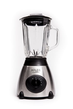 Adler AD 4070 1.5 L Blender, 600 W Countertop Blender, Black, Transparent