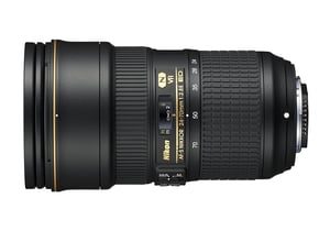 Nikon AF-S NIKKOR 24–70 mm 1:2,8E ED VR SLR-Standard-Zoomobjektiv, schwarz