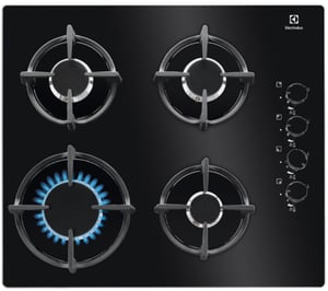 Electrolux EGG6407K Schwarz Einbau 59 cm Gas 4 Kochzonen