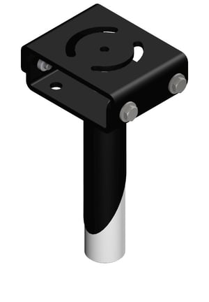 Gamber-Johnson Upper Pole Czarny Stal