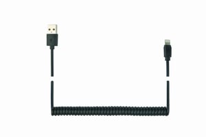 Gembird CC-LMAM-1.5M 1.5 m Lightning Cable, Black