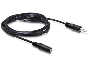 DeLOCK 84002 kabel audio 3 m 3.5mm Czarny