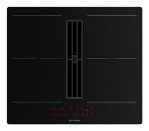 FABER S.p.A. GALILEO SLIM A600 Czarny Wbudowany 60 cm Płyta indukcyjna strefowa 4 stref(y) Wbudowany kaptur