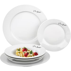 Lamart LT9001 servisset, 6 delar. Porslin, vitt