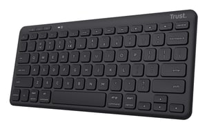 Trust Lyra tangentbord Kontor USB + RF trådlöst + Bluetooth Tyskland Svart