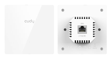 Cudy AP3000E Wall 2976 Mbit/s Biały Obsługa PoE