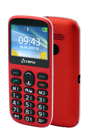Olympia Sun 5,87 cm (2,31") 77,4 g Röd Kamera i mobilen