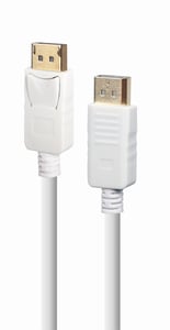 Gembird CC-DP2-6-W DisplayPort-Kabel, 1,8 m, weiß