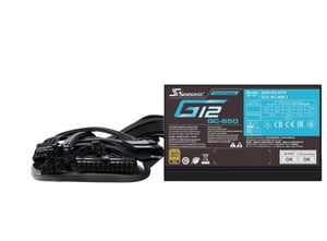 Seasonic Netzteil 650W G12 GC-650 80+Gold moduł zasilaczy ATX Czarny