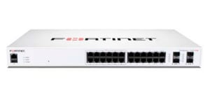 Fortinet FS-124F-FPOE przełącznik sieciowy Obsługa PoE 1U Biały