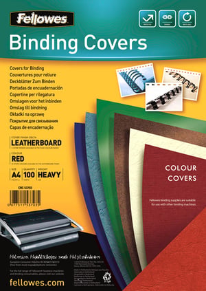 Fellowes Delta A4 Red Paper, 100 sheets