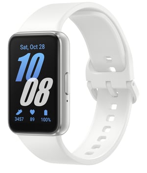 Samsung Galaxy Fit3 4,06 cm (1.6") AMOLED 40 mm Cyfrowy 256 x 402 px Ekran dotykowy Srebrny