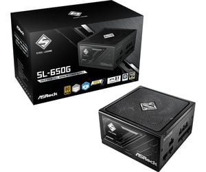 Asrock SL-650G Steel Legend Netzteilmodul 650 W 20+4-Pin ATX Schwarz