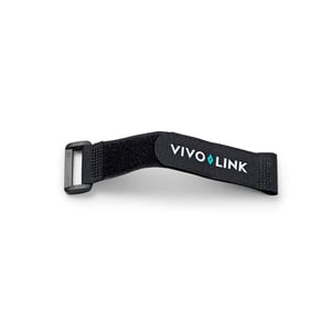 Vivolink PROTIE Kabelorganisator, universelle Befestigung, schwarz, 25 Stück.