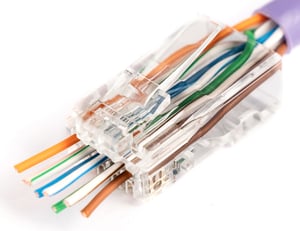 Digitus X-ML-6U-EZ wtyczka RJ45 Przezroczysty