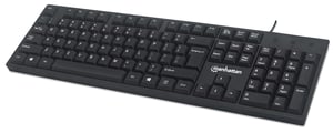 Manhattan 179324 Office USB QWERTY Keyboard, English, Black