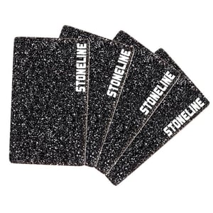 STONELINE 16987 Rectangular Black Glass Cutting Board