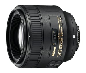 Nikon AF-S NIKKOR 85 mm f/1,8G SLR-Teleobjektiv, schwarz