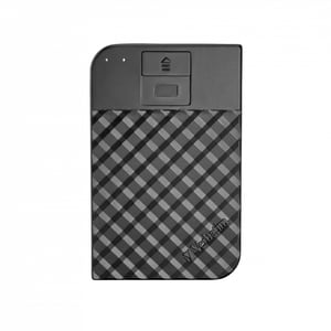 Verbatim Fingerprint Secure 2 TB External Hard Drive, USB Type-C 3.2 Gen 1 (3.1 Gen 1), Black