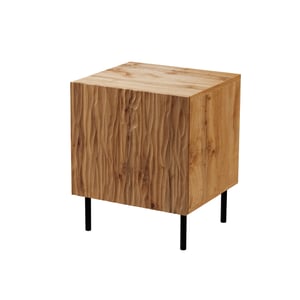 Cama Szafka nocna 2 szt. JUNGLE 53,5x40,5x44 dąb wotant + czarne nóżki