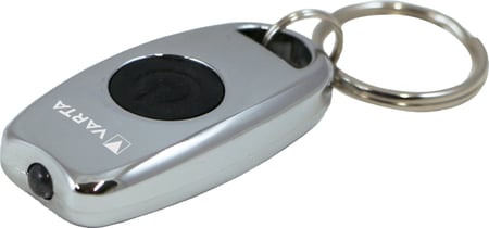 Varta L.E.D. METAL KEY CHAIN LIGHT Chrom Latarka brelok LED