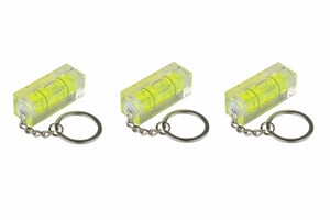 Kabelmeister TOOL-003-3 0.04 m Spirit Level, Transparent, Yellow