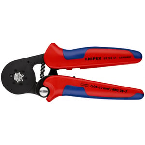 Knipex 97 53 14 SB zaciskarka kablowa Narzędzie do zaciskania Czarny, Niebieski, Czerwony