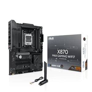 ASUS X870 MAX GAMING WIFI7 AMD X870 Gniazdo AM5 ATX