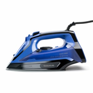 Taurus Quios 3000 Żelazko suche i parowe Płyta ceramiczna 3000 W Czarny, Niebieski