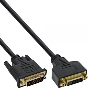 InLine 4043718070978 kabel DVI 2 m DVI-D Czarny