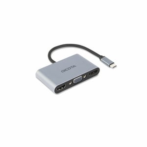 DICOTA D32064 Tablet/Smartphone/Laptop Docking Station, Silver