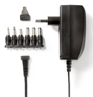 Nedis ACPA007 strömadapter/omformare, inomhus, 27 W, svart