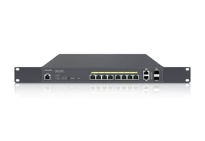 EnGenius ECS1112FP Managed L2+ Gigabit-Ethernet-Switch (10/100/1000) mit PoE-Unterstützung, schwarz