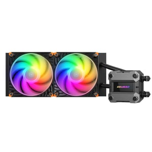 COUGAR CGR-PSDUTRGB-B-240 All-in-One-Flüssigkeitskühler für den Prozessor, 12 cm, schwarz, 1 Stück