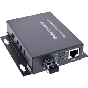 InLine 66659F konwerter sieciowy 10000 Mbit/s 1310 nm Pojedynczy Czarny