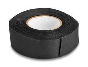 DeLOCK Fabric Tape, 25 m x 25 mm, tear-off, self-adhesive, black