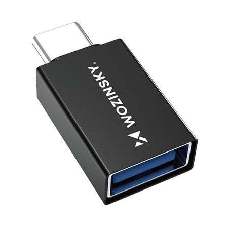 Wozinsky W10GY1S USB-C USB-A Czarny