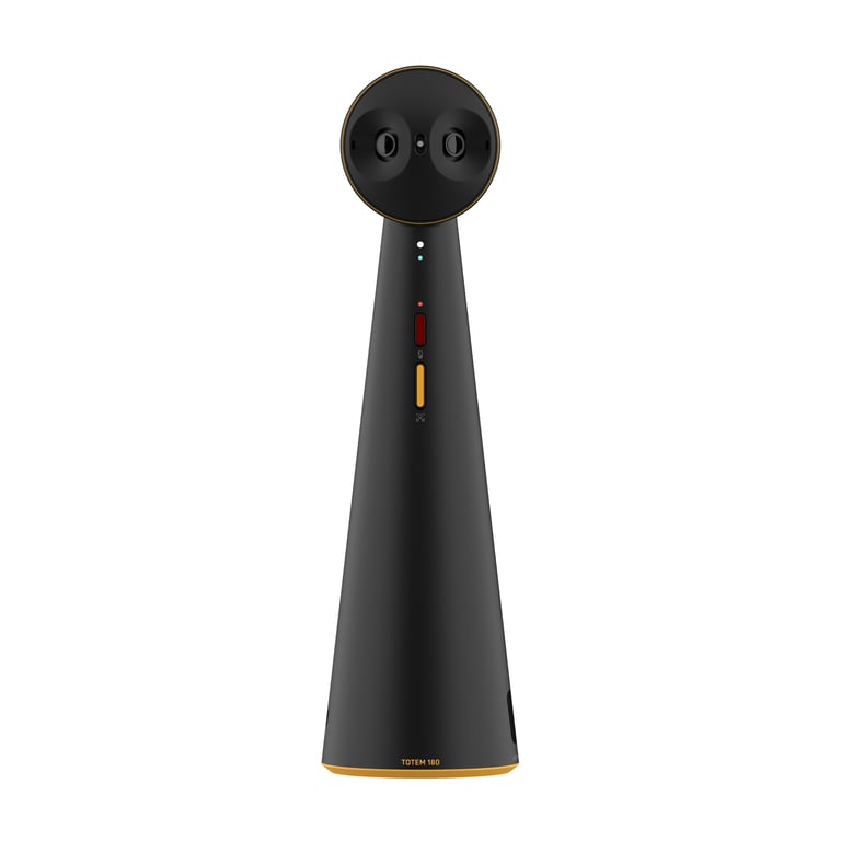 IPEVO KFT Konferenzkamera Totem 180 6.4MP Mikro schwarz Niebieski