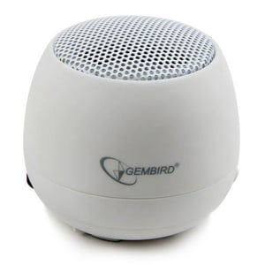 Gembird SPK-103-W bärbar högtalare / festhögtalare Bärbar monohögtalare Vit 2 W